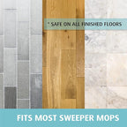 AIR U+ Wet Pads Refill for Swiffer Sweeper Wet Mopping Cloth, Unscented Disposable Floor Cleaning Wipes, 30 Count