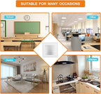 8pcs Drywall Repair Patch, 4" x 4" Drywall Patch Self Adhesive Aluminum Wall Repair Patch Kit