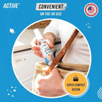 Messy Kids Stain Remover Spray - ACTIVE Laundry Spot Cleaner, Natural Stain Treater Spray for Baby Clothes Fabric, Toddler Clothing, Rescue Mess Removal for Food, Oil Stains, Great for Travel - 4 oz