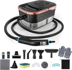 Steam Cleaner, 4 Bar High Pressure Steamer with 6-Level Adjustable, 15s Heat-Up, 42.7oz Large Tank, 7ft Extended Hose, 18 pcs Accessories, Portable Steam Cleaner for Home, Car, Tile, Grout, Grease