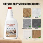 Floor Cleaning Solution Compatible with Roborock (Q5/Q7/Q8/Q10/S7/S8/Saros 10R/F25/Qrevo Series) , All Robot Vacuums & Cordless Wet Dry Vacuum with Mopping, 5 Bottle Original Floor Cleaner Refill