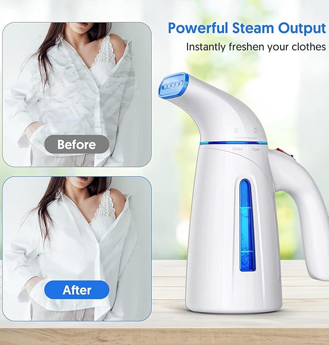 OGHom Steamer for Clothes, Handheld Clothing Steamer for Garment, 240ml Big Capacity 700W Portable Travel Steam Iron (Only for 120V)