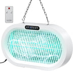 Minimoon Bug Zapper Indoor/Outdoor, High-Voltage Electric Mosquito Killer, Cold Cathode Fluorescent Light - 100,000H Lifespan, 14H Timer with Remote, Fly Trap Mosquito Zapper
