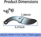 Lopper Compound Action Loppers Replacement Blade A1719 Only Fits YRTSH Y1719, Y1829, Y1850 Loppers