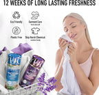 YUCO Scent Beads Laundry Natural,Ultra-Concentrated Two-Color Laundry Beads,Effective Fabric Deodorizer,Soften,Static Free,Microcapsule Technology Scent Lock Fresh Last 12Weeks(Rose Sandalwood,12.6OZ)