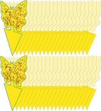 40 Pack Fungus Gnat Traps for House Indoor, Fungus Traps Fruit Fly Traps for Indoors Gnats Sticky Traps for Plants Yellow Sticky Traps for Gnats