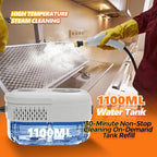 Steam Cleaner, 2500W Pressurized Steamer for Cleaning, Multi-Purpose Steamer for Home, Handheld Steam Cleaner, 15s Fast Heating Car Steamer, Portable Steam Cleaner for Kitchen, Bathroom, Tile (White)