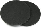 Utoolmart 7 Inch Scrubber Scouring Pads 1200 Grits Drill Scuffing Disc Hoop and Loop Surface Conditioning Disc Gray 2Pcs
