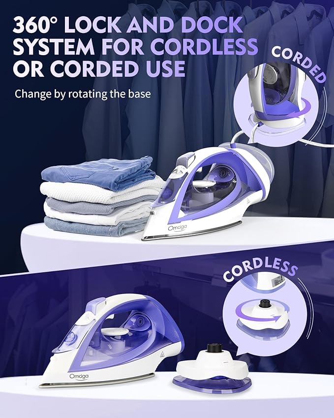 Home Steam Iron Bundle Set, Efficient Ironing, Easy to Carry, Suitable for All Kind of Garments