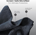 EVEO® Screen Cleaner Spray Kit (Streak-Free) TV Screen Cleaner for Smart TV, LCD, LED, OLED | Computer Screen Cleaner Spray and Wipe Microfiber Cloth - TV, Monitor, Laptop, iPad, Car - 6.7oz 1 Pack