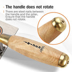 KSEIBI 281380 Narrow Bucket Brick Trowel Wooden Handle Square Tip Bricklaying Trowel (8Inch-200mm)