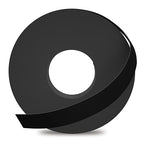 GSCIT Club Black Edge Banding, 7/8 inch x 250ft Melamine Edge Banding with Hot Melt Adhesive Preglued Cabinet Edge Banding Flexible Black Veneer Edging