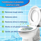 Toilet Cleaning Tablets Deep Clean & Deodorize, Toilet Bowl Cleaners Bleach Inside the Bowl, Effectively Removes Hard Stains (24-Pack Year Supply), Septic-Safe, Bathroom Cleaning Supplies