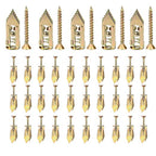 Self-Drilling Wall Anchor Screws Set, 400 Pieces, 4 Sizes, No-Drill Installation Kit with Zinc Plated Steel Dry Wall Screws no Drilling Required, Easy to Install (100)