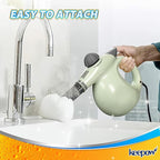 KEEPOW Universal Microfiber Cloths for Handheld Steam Cleaner Attachments Compatible with Wagner Spraytech, Bissell Steam Shot, Comforday, PurSteam, Washable Rags, 6 Pack