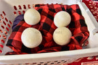 Pack of 9 Wool Laundry Dryer Ball by GK&CO-Reusable Extra Large Premium Natural Fabric Softener, Reduces Clothing Wrinkles, Eco-Friendly~Made of 100% Pure New Zealand Wool~Made in Nepal (9)