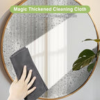 Thickened Magic Cleaning Cloth, Reusable Magic Cleaning Cloths for Glass, Streak Free Microfiber Magic Cleaning Cloth Reusable Rags for Kitchen, Windows, Mirrors, Cars (5)