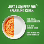 Rebel Green Super Deluxe Dish Soap - Natural Dishwashing Soap - Liquid Dish Detergent - Sustainable Dish Liquid Scented with Frankincense & Pine - (16 oz Bottles, 2 Pack)