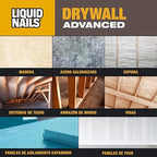Liquid Nails Drywall Advanced 28 oz. Off-White Latex-Based Interior Drywall Adhesive, 12 Pack