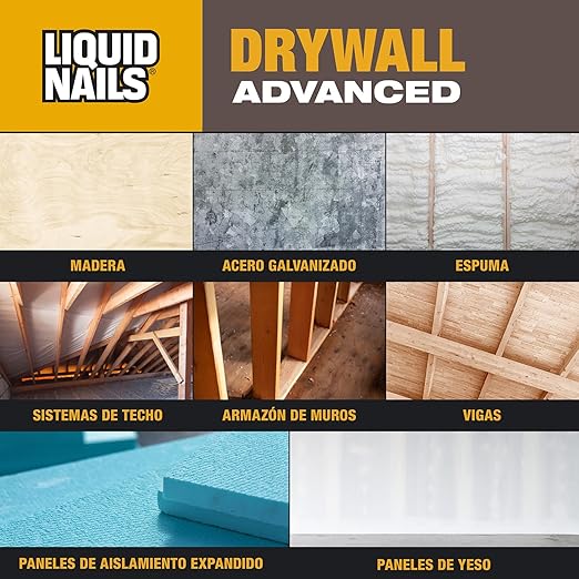 Liquid Nails Drywall Advanced 28 oz. Off-White Latex-Based Interior Drywall Adhesive, 12 Pack
