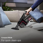 Miele Triflex HX1 Plus Cordless Stick Vacuum Cleaner, 60 min runtime, Obsidian Black / Red