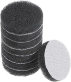 HARFINGTON 8pcs Drill Power Brush 2 inch Tile Scrubber Scouring Pads 800-1000 Grit for Bathroom Kitchen Household Cleaning