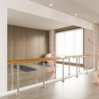 2PCS 71" X 24" Gym Mirror - Full Length Wall Mirror for Gyms, Dance Studios, Home and Yoga - Easy Installation, Ultra Light Shatterproof Nano Miorror Reduces 60% Commercial Insurance Costs, 5LB Each