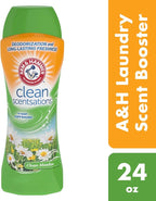 ARM & HAMMER Clean Scentsations In-Wash Scent Booster,Laundry Scent Booster Clean Meadow-scent,24 Oz,(Pack of 2)