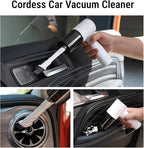 REIKIYA Portable Air Duster 150000RPM Super Power, 18000Pa Cordless Vacuum Cleaner Rechargeable Handheld Pump with LED Light, Adjustable Dust Blower for Computer Keyboard Car House Outdoor