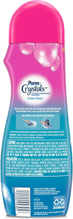 Purex Crystals In-Wash Fragrance and Scent Booster, Fresh Vibes, 21 Ounce, 4 Count (Pack of 2)