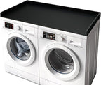 Gashell Washer Dryer Countertop, 27.5" x 58" Bamboo Washer and Dryer Countertop for Laundry Room Organization(Black)