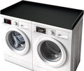 Gashell Washer Dryer Countertop, 27.5" x 54" Bamboo Washer and Dryer Countertop for Laundry Room Organization(Black)