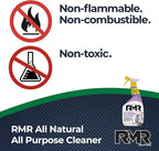 RMR All Natural All-Purpose Cleaner - Non-Toxic, Rinse-Free Multipurpose Cleaning Supplies, Biodegradable, Modern Botanical Scent, 32-Ounce Spray, 2 Pack