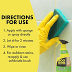 Goo Gone Grout & Tile Cleaner - 28 Ounce - Removes Tough Stains Dirt Caused By Mold Mildew Soap Scum and Hard Water Staining - Safe on Tile Ceramic Porcelain