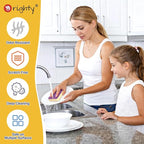 Orighty Dish Sponges, Dual-Sided Temperature-Responsive Kitchen Sponges, Non-Scratch Cleaning Sponge, Dish Scrubber, Scrub Sponge for Kitchen, Bathroom & Household, 12 Pack