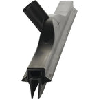 Vikan 77149 Squeegee,Ultra Hygiene,Dbl Blade,24",PP/RB,BK