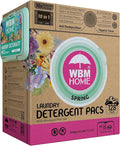 WBM Laundry Detergent Pods, Spring Fragrance Scent, 128 Count - HE Concentrated Laundry Pods With 10x Ultrapower Cleaning and 4D Laundry Stain Remover