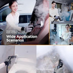 Steam Cleaner for Home, 2500w Steam Cleaner, High Pressure Steamer for Cleaning, 1.6L Water Tank, 3 Level Steam Control, High Heat Handheld Steamer for Kitchen, Bathroom, Upholstery, Car, Furniture