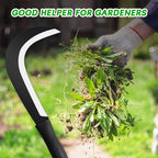 Sickle Garden Tool Machete for Yard Work and Cutting Trees Heavy Duty Machetes Knife Brush Clearing Sickles with Carbon Steel Blade for Grass, Harvest, Weeding