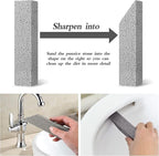 12Pack Pumice Stone for Toilet Cleaning Bowl Stick,Powerfully Cleans Hard Water Rings, Calcium Buildup & Stains, Suitable for Cleaning Toilet, Bathtubs, Kitchen Sink, Grill