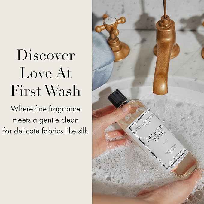 The Laundress Delicate Wash, Double Concentrated, Lady Scent, Detergent Delicate, Lingerie & Silk Detergent, Lingerie Wash, 16 Fl Oz
