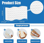 30 Pack Magic Sponges Cleaning Eraser, 2X Density Melamine Sponge,Cleaning Pad for Bathroom,Kitchen,Dish,Furniture, Floor,Wall,Shoe,Cleaner, Non-Scratch Scrub Foam (30)
