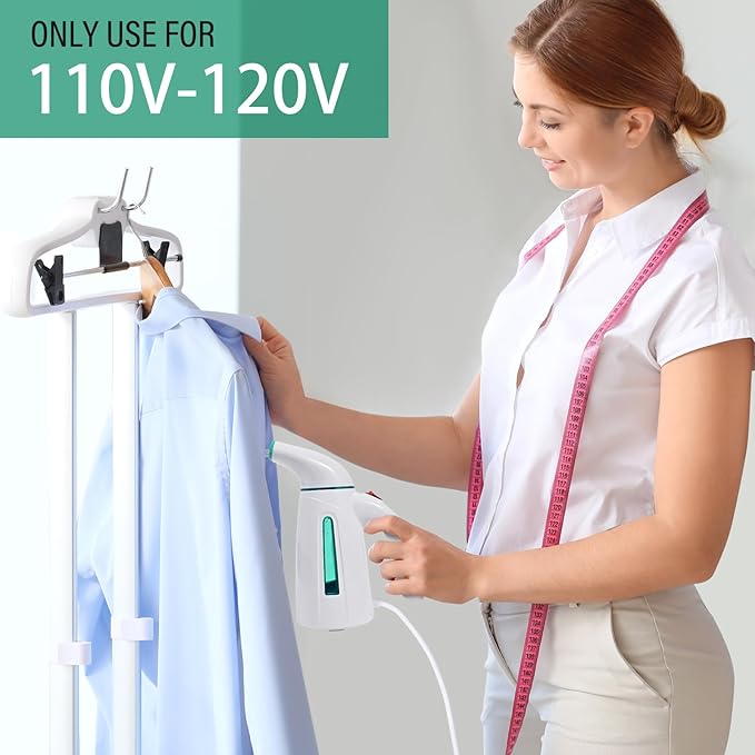 OGHom Steamer for Clothes,Portable Handheld Travel Steamer,300ml Large Capacity,950W,30 Second Fast Heat Up Garment Steamer (Turquoise)