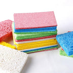 24 - Pack Non-Scratch Scrub Sponges - Sponges for Dishes and Washing Dishes, Cleaning Sponges for Kitchen Home and More（Blue）