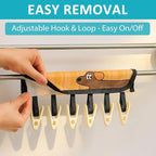 TamBee Travel Hanger Clips, Cruise Ship Essentials Portable Folding Clothes Hanger Clips Towel Drying Rack Sock Dock Swimsuit Drying Rack Hanger with 6 Clips Pack of 3 (Animals)