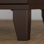 Bush Furniture Somerset 5 Shelf Bookcase in Mocha Cherry, Tall Bookshelf, Large Book Shelf for Living Room, Home Office, or Entryway