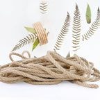 Natural Jute Twine 656 Feet Long String for Crafts Gift Wrapping Christmas Handmade Arts Decoration Packing String Home Decor （8mm * 656feet）