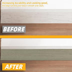 GSCIT Club Wood Grain Repair Tape, 2.4 inch X 25ft Self Adhesive Silver Walnut Grain Repair Patch for Tables, Chairs, Baseboards, Doors, Windows, Floors, Handicraft DIY.