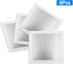 6pcs Drywall Repair Kit, 8" x 8" Self-Adhesive Aluminum Wall Patch