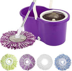 5 Replacement Mop Micro Head Refill for 360° Spin Magic Mop-Microfiber Replacement Mop Head-Round Shape Standard Size